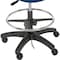 Global Industrial ESD Stool - Fabric, Navy, Armless, Mid Back 695535BL - alternate 3